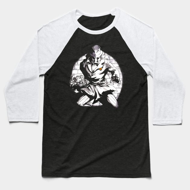 Rorschach Cornered Baseball T-Shirt by SketchbooksTees